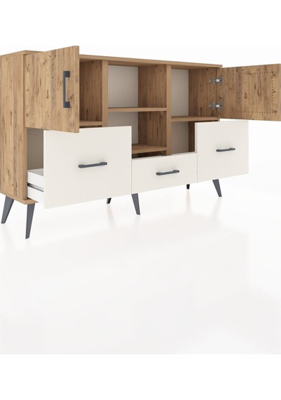 Arges Konsol 4 Raflı 3 Çekmeceli 3 Kapaklı 132x30x83 Çam-çam/aytaşı Çam/aytaşı Arges Konsol 4 Raflı 3 Çekmeceli 3 Kapaklı 132x30x83 Çam-çam/aytaşı Çam/aytaşı