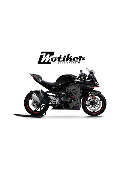 Cfmoto 450sr Dragon Gri / Mor Motosiklet Kaplaması