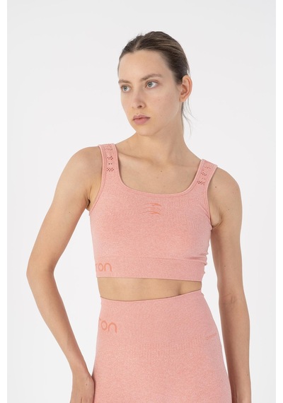 Maraton Slimfit Kadın Düz Yaka Gül Bra Kırmızı