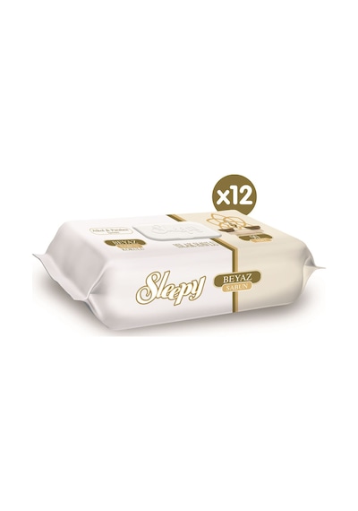 Sleepy Beyaz Sabun Kokulu Islak Havlu 12X90 (1080 Yaprak)