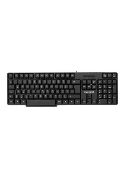 Everest Kb-517u Siyah 2mt Bakır Kablolu Usb F Sta