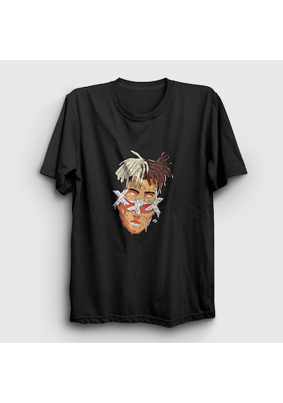 Presmono Unisex Melting Xxxtentacion T-shirt Siyah