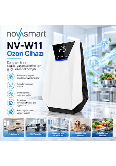 Novasmart Nv-w11 Ozon & Negatif Iyon Cihazı beyaz