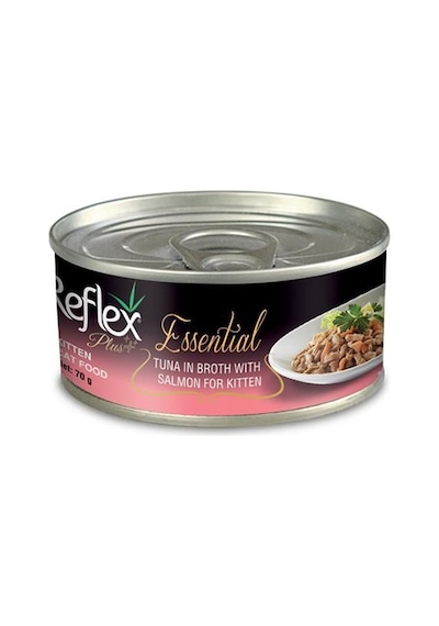 Reflex Plus Essential Ton Balıklı ve Somonlu Konserve Yavru Kedi Maması 70 G