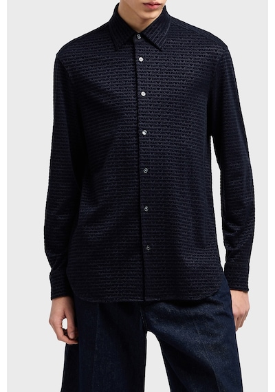 Emporio Armani Erkek Gömlek Em001537 Af10017 Fb229 Lacivert Lacivert