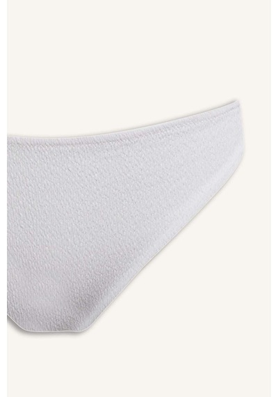 Defacto Regular Fıt Krinkıl Kumaş Bikini Alt G3772ax26smwt16 Beyaz-wt16