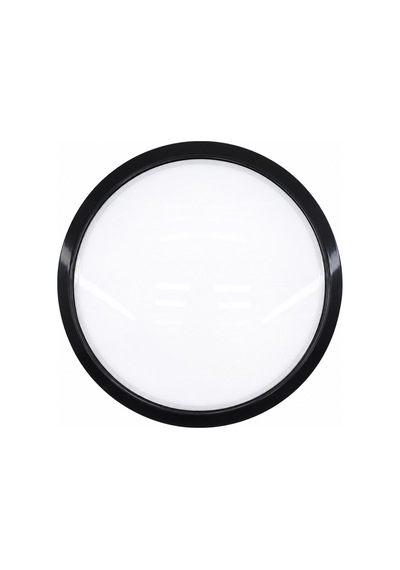 20w Led Glop Armatür Sıva Üstü Yuvarlak Siyah 6500k 1800lm Ip20 Çok Renkli