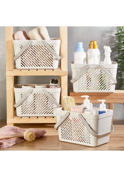Omaş Naya Om-4421 Çok Amaçlı Sepet 16.5x26.5cm Çift Üstten Kulplu - 24'li Paket