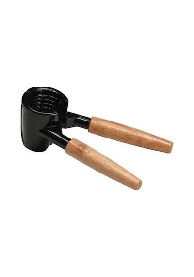 Mucit Home Ahşap Saplı Metal Ceviz Ve Fındık Kıracağı Siyah