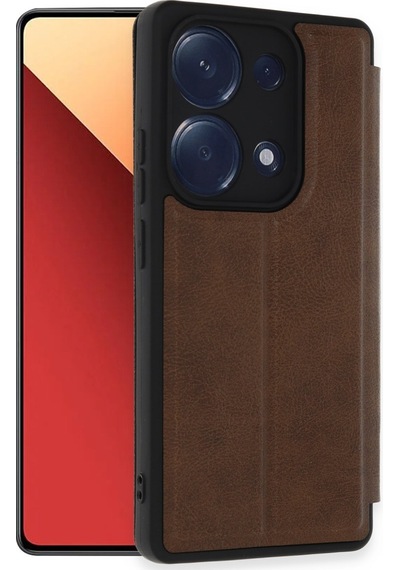 Newface Xiaomi Redmi Note 13 Pro 4g Kılıf Flip Cover - Taba Taba