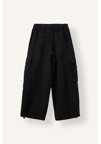 Defacto Kargo Fıt Kargo Cepli Normal Bel Standart Boy Gabardin Pantolon I4711ax26aubk81 Siyah-bk81