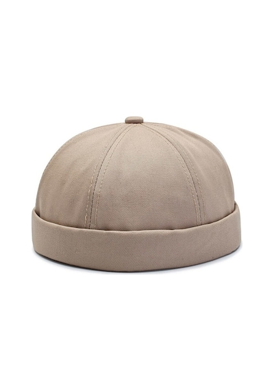 Eleven Market Retro Docker Cap Takke Leon Bere Unisex Bej Şapka