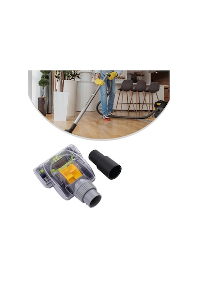 Valkyrie 32mm Ve 35mm Uyumlu Elektrikli Süpürge Kafası Turbo Başlık - Evrensel Giriş - Halı Yatak Koltuk Akar Evcil Hayvan Temizlik Aksesuarı