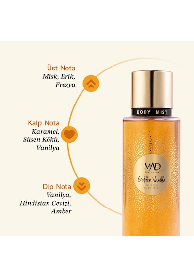 Mad Golden Vanilla Body Mist 250 ML