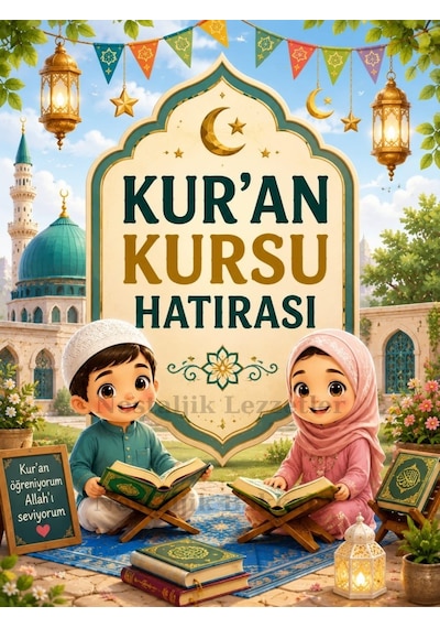 5 Adet Kur'an Kursu Hatırası Pipo Şeklinde Üflemeli Top Tebrik Kartı Hediye Seti