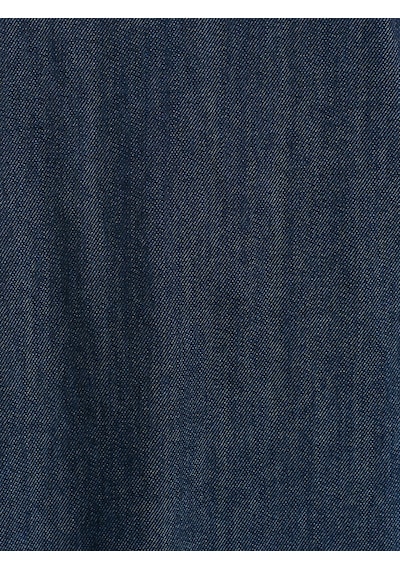 Dilvin 90576 Reglan Kol Uzun Denim Elbise-lacivert Lacivert