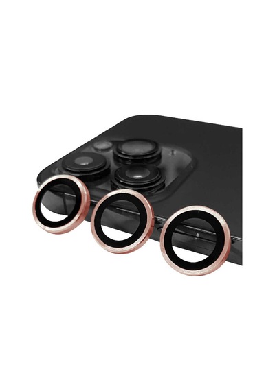 İphone 14 Pro Max Uyumlu Baltazar Cl-07 Kamera Lens Koruyucu-rose Gold Rose Gold