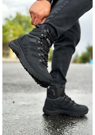 Big King Outdoor Trekking Su Geçirmez Bot 001 Siyah - Füme