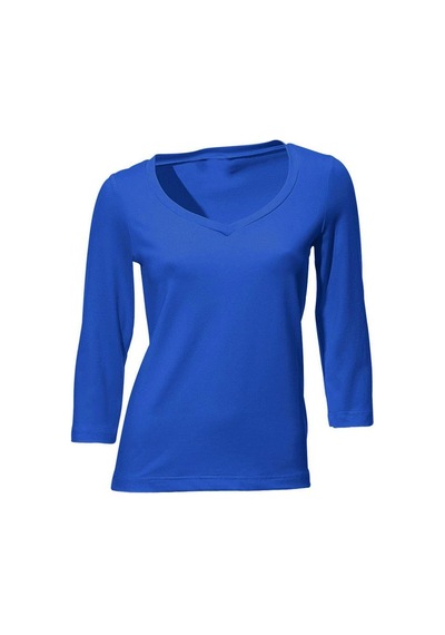 Bulalgiy Kadın Royal Basic Tişört - Bga016818 Royal Çok Renkli