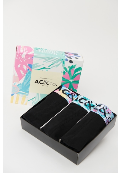 Ac&Co / Altınyıldız Classics Erkek Sıyah 3'Lü Özel Kutulu Boxer Paketi