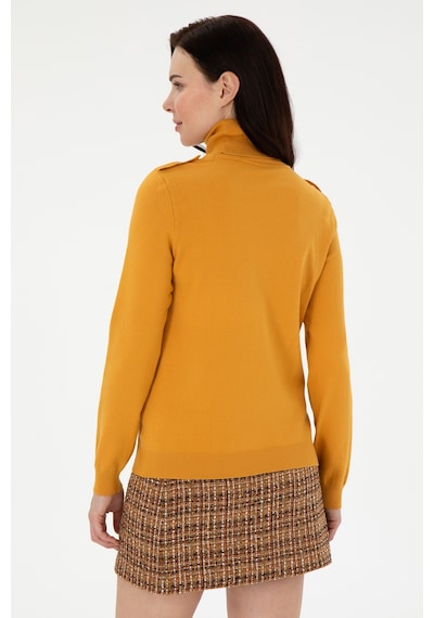Pierre Cardin Kadın Safran Kazak /triko 50290579-vr043 Safran
