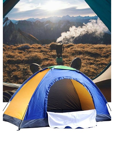 3 Kişilik Kamp Çadırı Kolay Kurulumlu Çadır Piknik Tatil Gezi Çadırı 200 150 110 Karışık