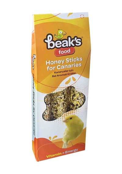 Beaks Food Ballı Kanarya Karakeri-3 Lü