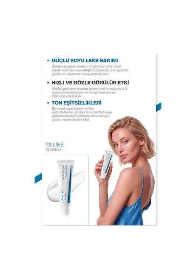 Tx Cream Derin Koyu Lekeler, Güneş Lekeleri İçin Anti Melasma Leke Kremi&ton Eşitleyici 50ml
