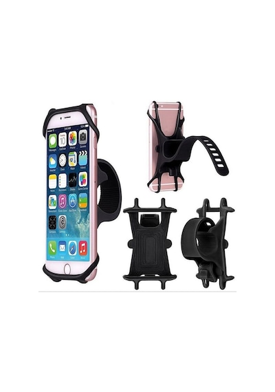 Universal  Motorsiklet ve Bisiklet Telefon Tutucu Siyah