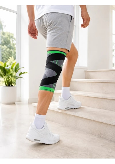 Astraltech Çapraz Bantlı Ayarlanabilir Diz Desteği Spor Dizliği