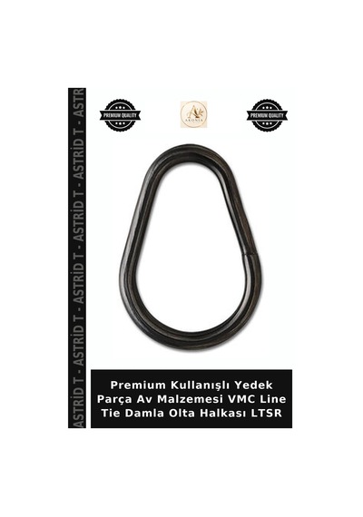 Premium Kullanışlı Yedek Parça Av Malzemesi Vmc Line Tie Damla Olta Halkası Ltsr No:0 - 10lu