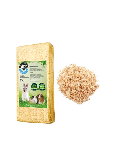 Doğal Çam Kokulu Tozsuz Kemirgen Talaşı 15 Lt. 5'li