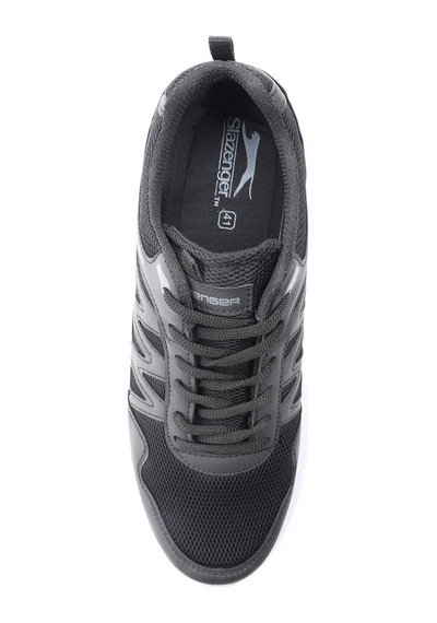 Slazenger A-BOUT I Erkek  Siyah - Koyu Gri Koşu & Yürüyüş Spor Ayakkabısı