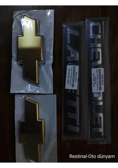 Chevrolet+lacetti Yazı+ön-arka Arma Ön Ve Arka Arma 2005 - 2008 Armalar 11.5cm 4 Lü Set 3d 3m