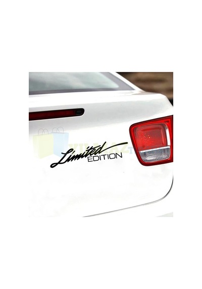 Limited Edition Oto Sticker Kelebek Cam Tampon Yapıştırma 2 Adet
