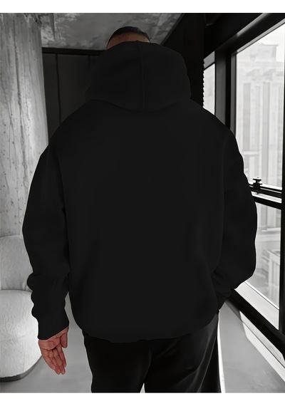 Uyguntarz Unisex Monaco Racing Club Baskılı Tasarım Oversize Sweatshirt siyah