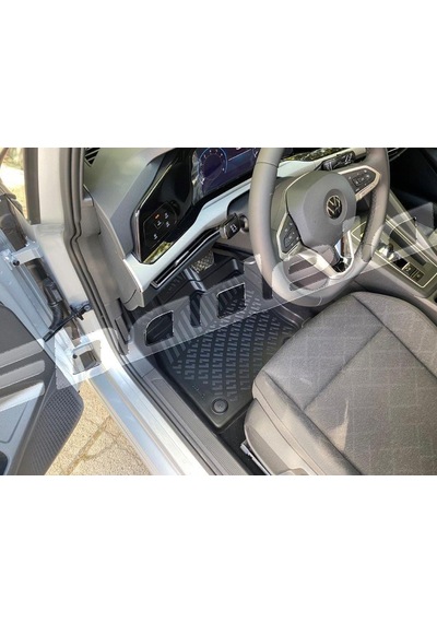 2021 Vw Golf 8 3D Havuzlu Paspas Kauçuk Kokusuz Araca Özel