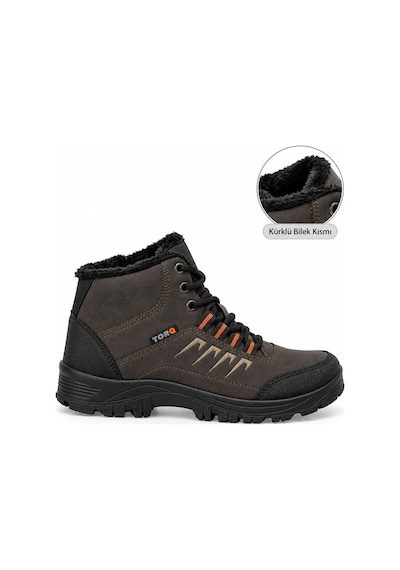 Vojo Fix İçi Tüylü Fermuarlı Günlük Outdoor Erkek Bot 267800001917 62 Kahve