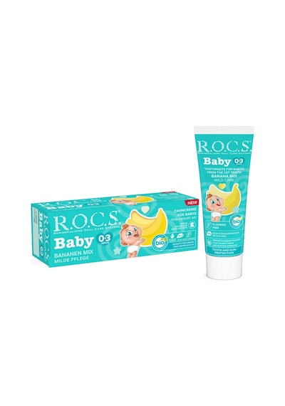 R.o.c.s. Baby Diş Macunu Muz Püresi Tadında 0-3 Yaş 45 Gr Temel Bakım