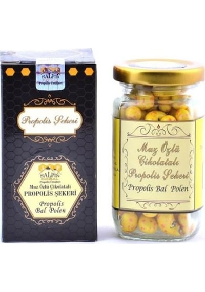 Salpin Muz Özlü Çikolatalı Propolis Şekeri 70 G