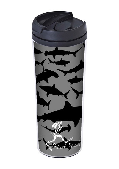 Giant Stride Shark Black Tumbler