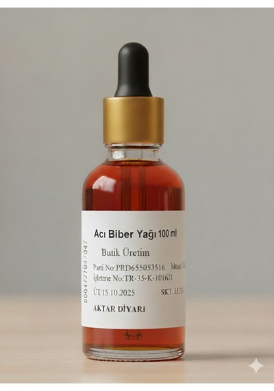 Acı Biber Yağı 100 Ml Aktar Diyarı Diğer