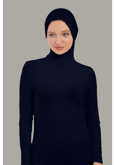 Sonbaharmoda Kadın Uzun Kollu Body Boyunluklu Boneli Tam Badi Boğazlı Likralı Penye Lacivert Sonbaharmoda Kadın Uzun Kollu Body Boyunluklu Boneli Tam Badi Boğazlı Likralı Penye Lacivert
