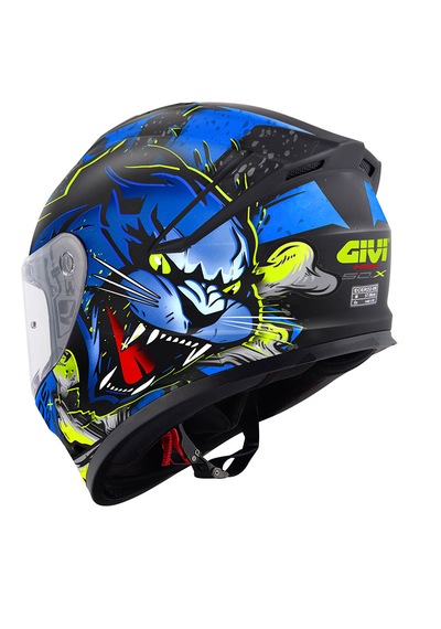 Givi 50.x Wild Kapalı Motosiklet Kaskı Mat Mavi - Siyah