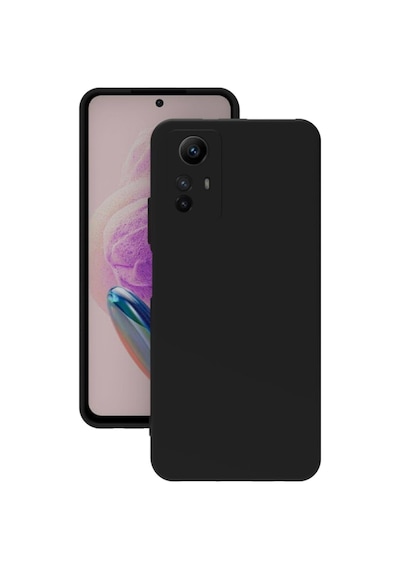 Xiaomi Redmi Note 12s Kılıf Kamera Korumalı Silikon Rubber Arka Kapak Siyah