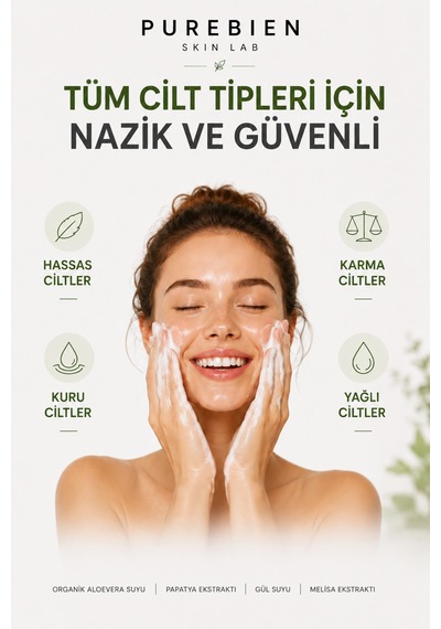 Natural Yüz Temizleme Köpüğü Purebien Skin Lab