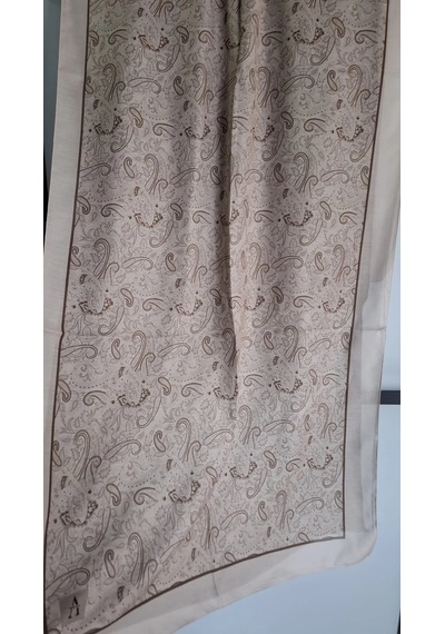 Modakaşmir Aminenesil Paisley Etnik Desen Soft Pamuk Şal BEj