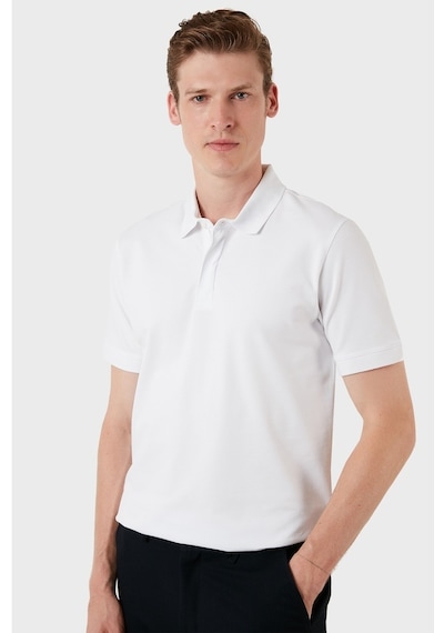 Exxe Erkek Polo Ex601-Beyaz