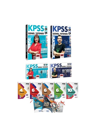 2026 Kpss Yargı Türkçe Soru-video Ders Notlar Ve Matematik Soru-video Ders Notlar İlyas Güneş+deneme