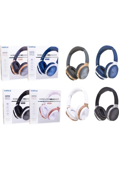 Sunix BLT-20 Super Bass Kulak Üstü Bluetooth Kulaklık
